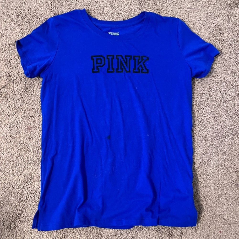 Royal Blue VS PINK Crew Neck Tee